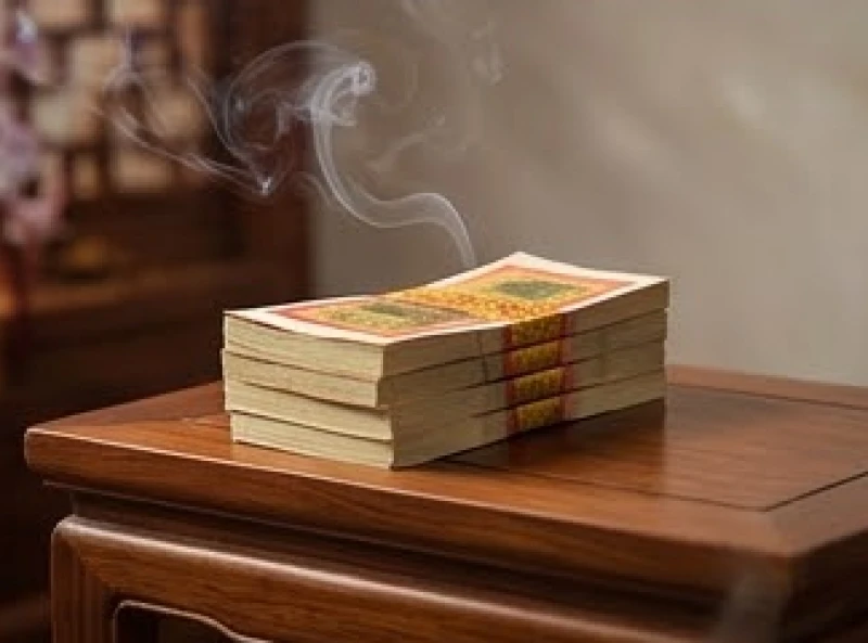 Xấp tiền âm phủ tượng trưng cho lời nhắc nhở thực hiện các nghi thức tri ân tổ tiên