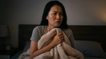Người mẹ giật mình tỉnh giấc giữa đêm sau khi mơ thấy trẻ em gặp nguy hiểm, toát mồ hôi hột và lo âu