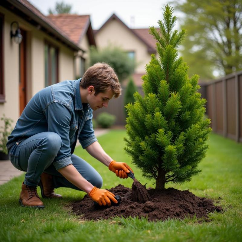 Mơ thấy trồng cây bách trong vườn nhà mình là điềm báo gì?