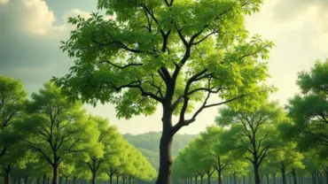 Mơ thấy trồng nhiều cây xà cừ xanh tốt, tươi tốt