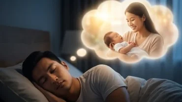 Người chồng mỉm cười rạng rỡ khi nằm mơ thấy vợ sinh con trai trong bình yên