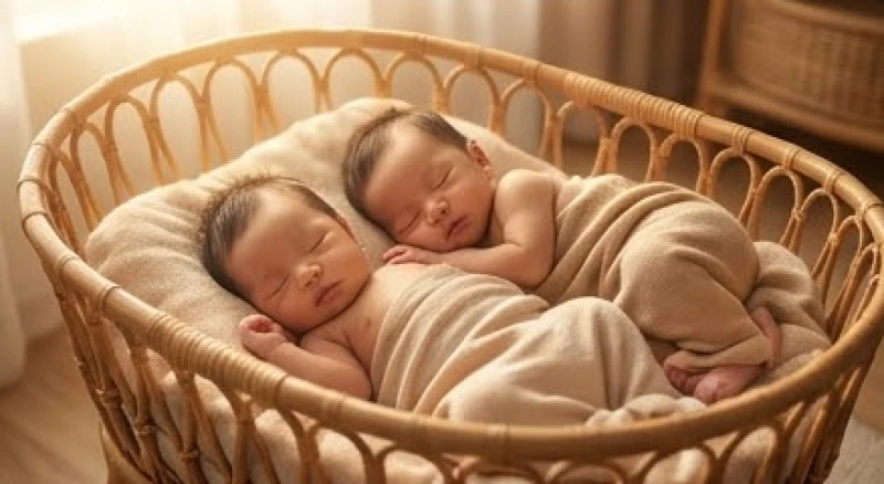 Mơ thấy vợ sinh con trai: Điềm báo, góc nhìn tâm lý & sổ mơ 6 Hai bé trai sơ sinh nằm ngủ bình yên cạnh nhau tượng trưng cho tài lộc nhân đôi dành cho gia đình
