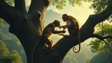 Mơ thấy vượn đánh nhau trên cây