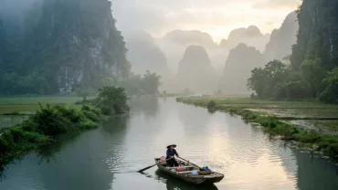 Hình ảnh mang tính biểu tượng về điềm báo khi mơ thấy xác chết trôi sông theo phong thủy truyền thống