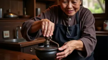 Mơ thấy xay cà phê bằng tay truyền thống