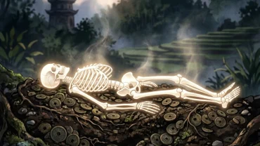 Hình ảnh mang tính nghệ thuật biểu thị ý nghĩa khi mơ thấy xương cốt trong văn hóa tín ngưỡng phương Đông