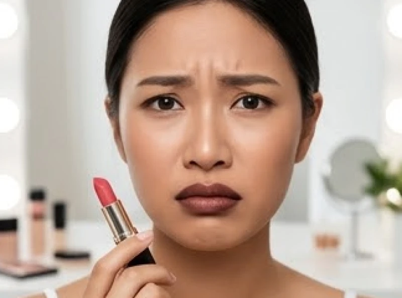 Nữ giới gặp khó khăn khi trang điểm vì nền môi sậm màu khiến màu son không thể hiện đúng sắc độ mong muốn