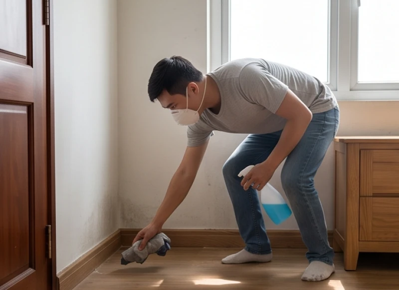 Bị gián cắn là điềm gì? Giải mã tâm linh và cách xử lý y tế 1 Môi trường sống ẩm thấp bừa bộn tạo điều kiện cho gián trú ngụ và cắn người