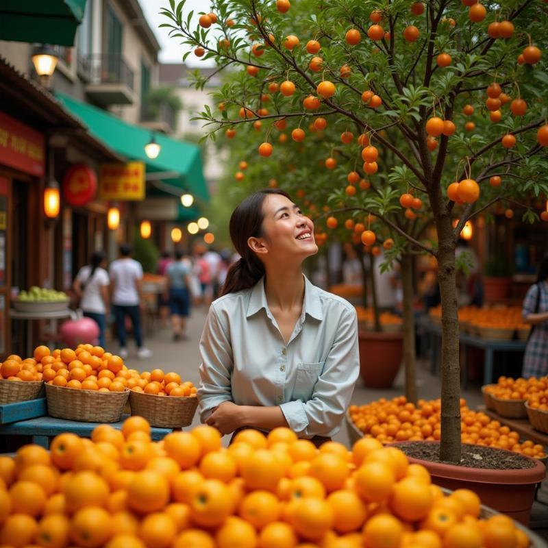 Mơ thấy mua cây quất sai trĩu quả