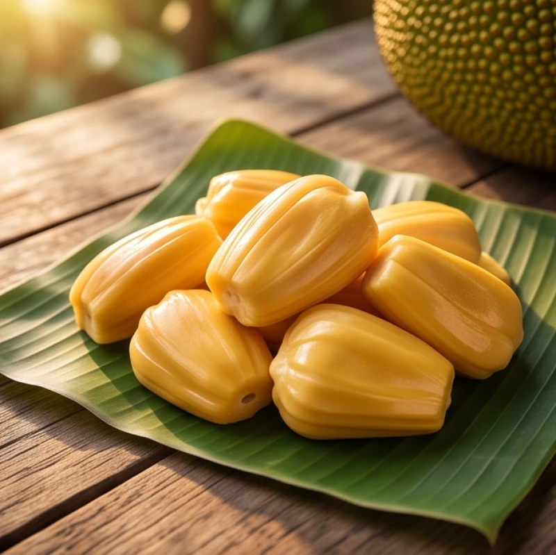 Những múi mít chín vàng óng ả thơm ngon đại diện cho sự sung túc khi mơ thấy ăn mít