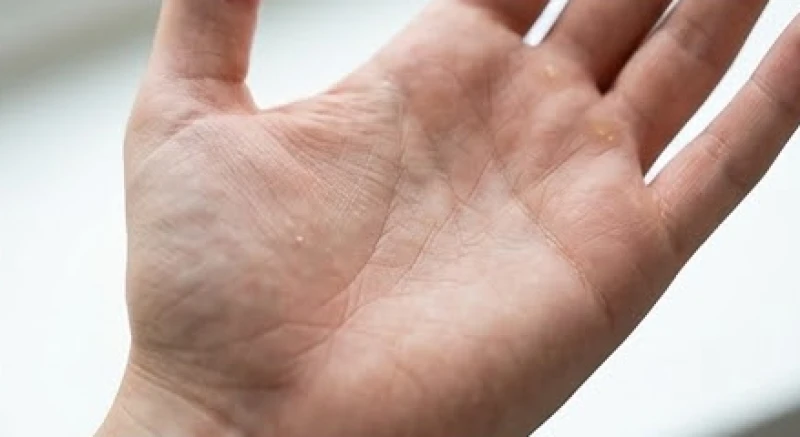 Tình trạng nổi mụn nước li ti dưới da kèm theo cơn ngứa dữ dội do bệnh tổ đỉa