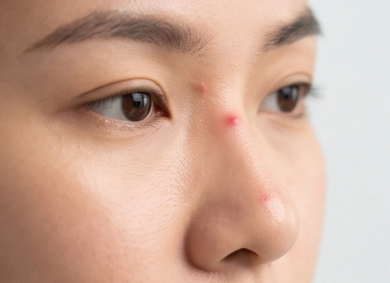 Mụn mọc ở mũi là điềm gì: Giải mã từng vị trí & cách xử lý 5 Khu vực sống mũi bị nổi mụn sưng đỏ do căng thẳng công việc và thói quen sinh hoạt