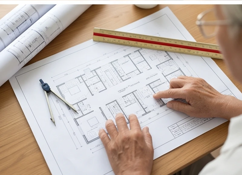 Bản vẽ thiết kế nhà ở được cân nhắc kỹ lưỡng trước khi quyết định mượn tuổi