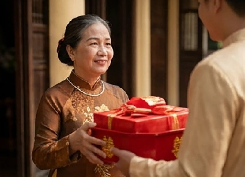 Tuổi Dậu Cưới Ngày Nào Tốt: Lịch Đại Lợi & Thủ Tục Hóa Giải 7 Người cô ruột đại diện gia đình thắp nén nhang báo cáo gia tiên trong lễ ăn hỏi khi cô dâu cần hóa giải hạn Kim Lâu