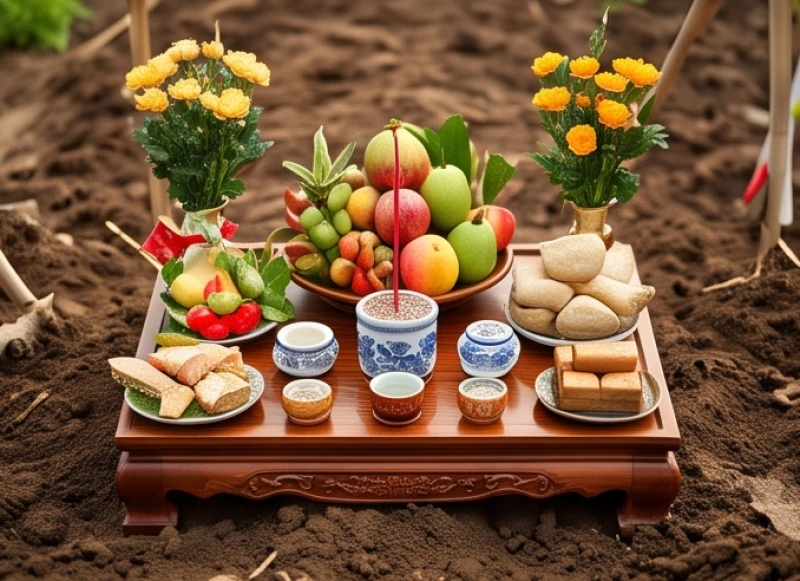 Vận hạn tuổi Thìn năm 2026: Bảng sao nam nữ & vật phẩm giải hạn 8 Lễ động thổ xây nhà với mâm cúng truyền thống được chuẩn bị vô cùng tươm tất