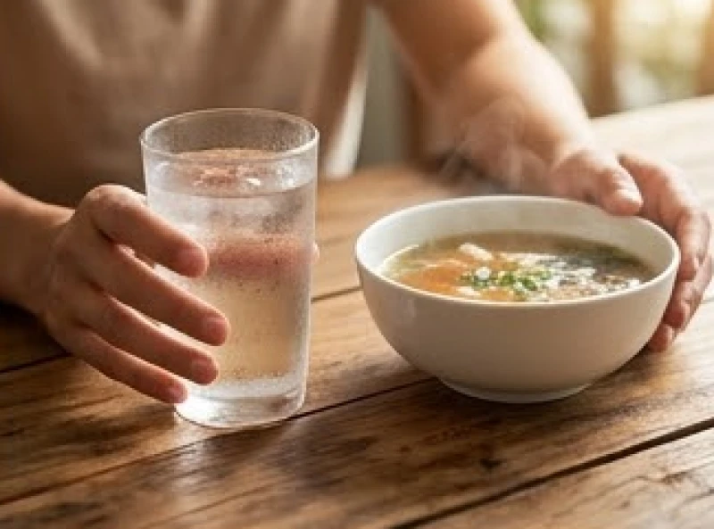 Ly nước đá lạnh được uống ngay sau khi dùng đồ nóng gây sốc nhiệt và kích thích dây thần kinh phế vị