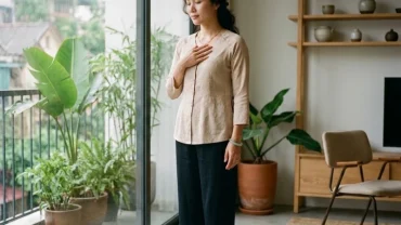 Gương mặt trầm ngâm của một người đang tìm hiểu nấc cụt là điềm gì theo tâm linh phương Đông và y khoa