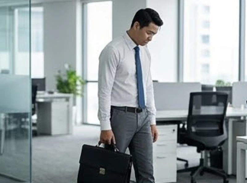 Nam giới làm việc văn phòng với dáng đi khom vai thiếu đi sự năng động và nhiệt huyết