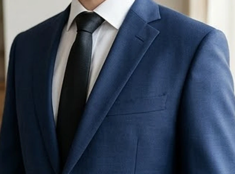 Doanh nhân nam tuổi Tân Dậu tự tin trong trang phục vest màu đen và xanh navy lịch lãm