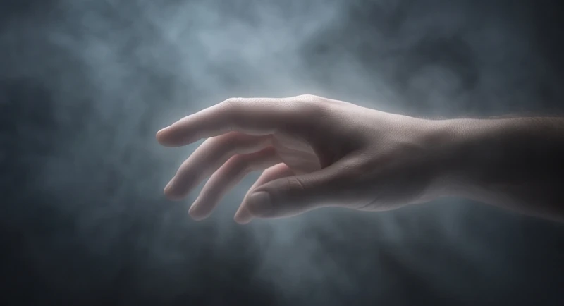 Mơ thấy con đỉa là điềm báo gì: Giải mã chi tiết và cách xả xui 2 Bàn tay phát sáng vươn ra trong bóng tối tượng trưng cho sự giúp đỡ khi nằm mơ thấy đỉa bám tay