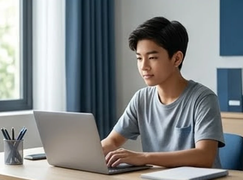 Nam sinh tuổi Tân Mão tự tin giải quyết một bài toán khó, thể hiện chí tiến thủ mãnh liệt của mệnh Tùng Bách Mộc