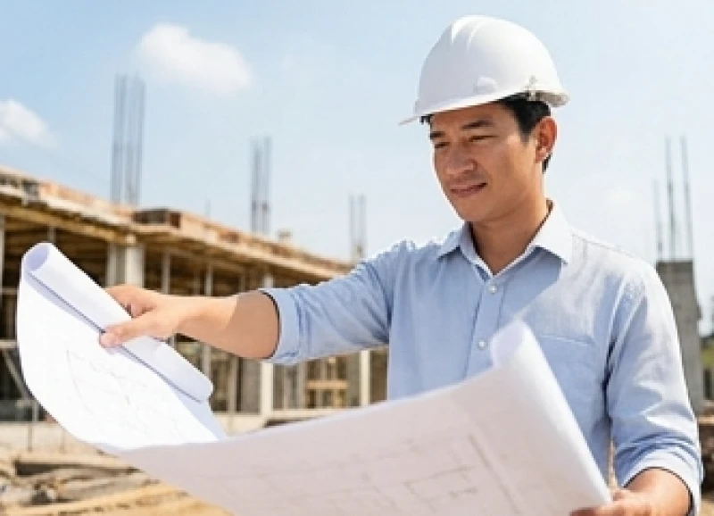 Tuổi Sửu hợp nghề gì: Phân hóa nam nữ và lĩnh vực rủi ro 4 Nam quản đốc điều phối nhân sự trên công trường xây dựng với sự tập trung cao độ