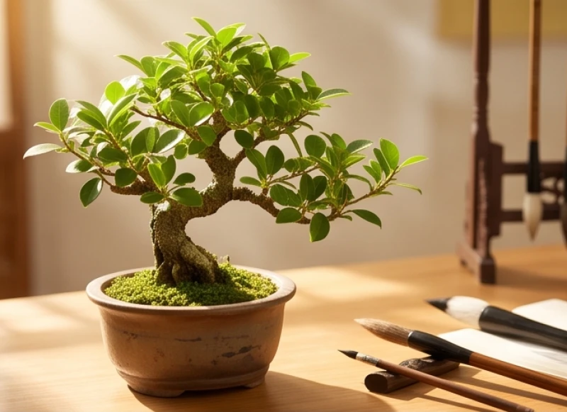 Mầm cây xanh tươi vươn lên đại diện cho nguồn vượng khí của hành Mộc