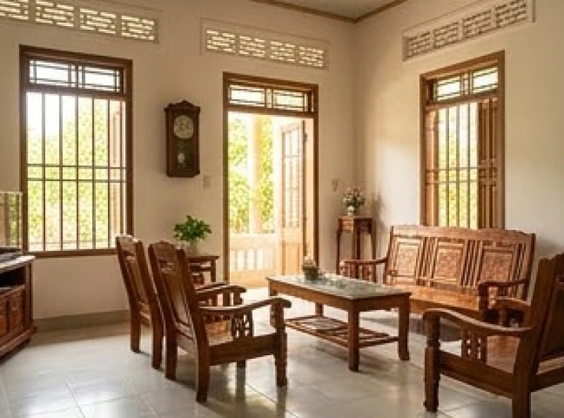 Tắc kè vào nhà là điềm gì: Tra cứu tiếng kêu và cách đuổi an toàn 2 Không gian phòng khách ngập tràn ánh sáng tự nhiên đón nhận nguồn sinh khí mới