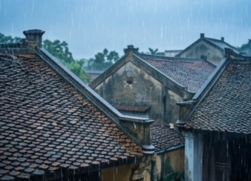 Tử vi tuổi Mùi trọn đời: Đối chiếu nam nữ và 12 tháng sinh 5 Khung cảnh dòng nước êm đềm từ trên cao tượng trưng cho nạp âm Thiên Hà Thủy hiền hòa