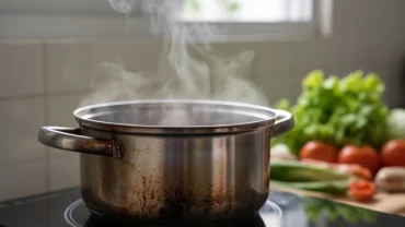 Hiện tượng đun nấu thức ăn bị cháy khét trên bếp và giải đáp nấu ăn bị cháy là điềm gì trong phong thủy