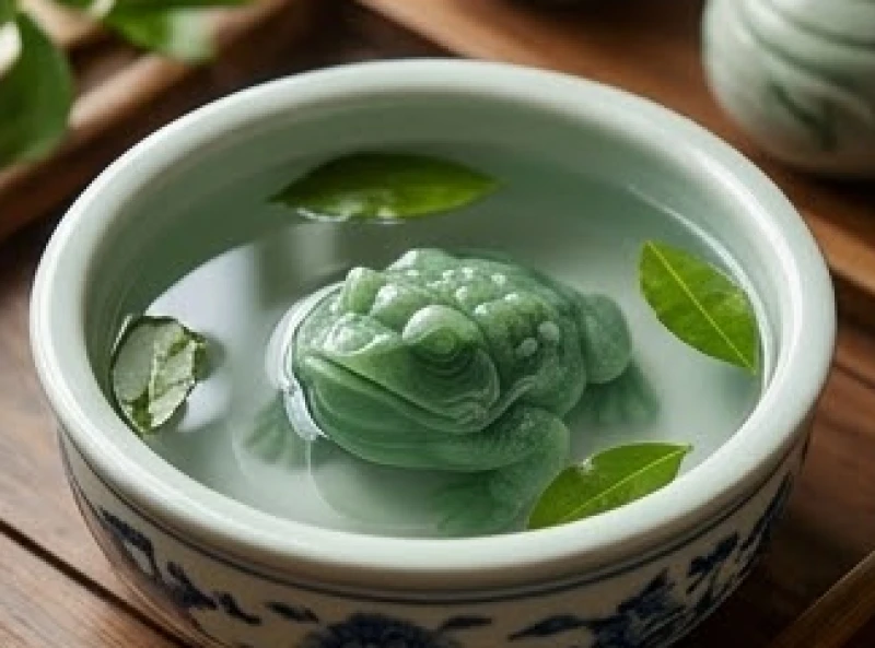 Thiềm thừ phong thủy tuổi Ngọ: màu sắc và phương vị an vị 9 Bức tượng thiềm thừ được ngâm chìm hoàn toàn trong chậu sành chứa nước mưa và nước giếng thanh tịnh
