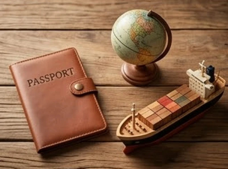 Các phương tiện giao thông và hàng hóa đại diện cho ngành vận tải thương mại
