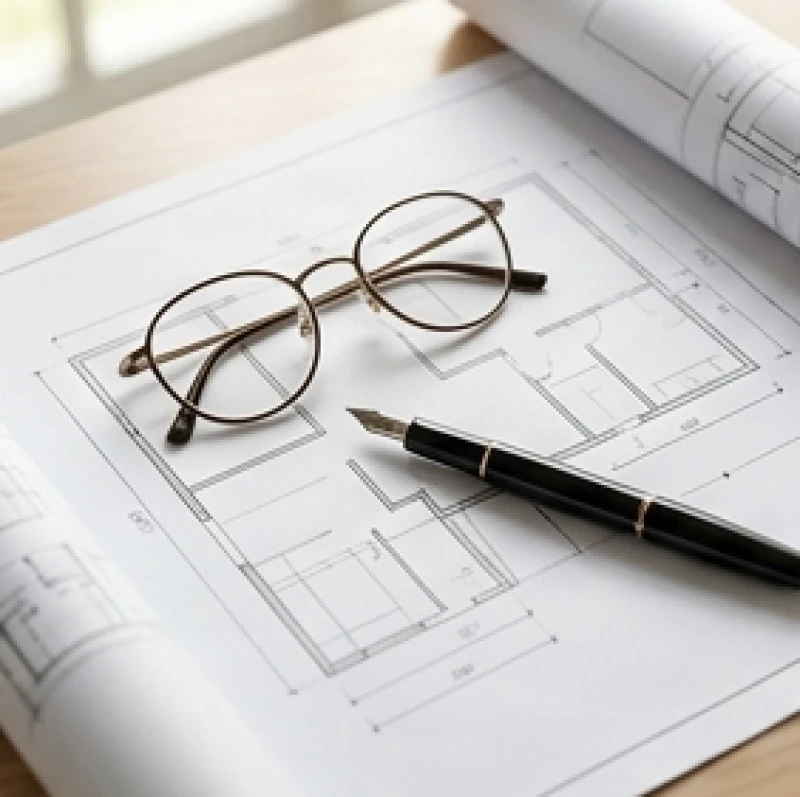 Bản thiết kế và bút mực tượng trưng cho vai trò cố vấn chiến lược phù hợp với bản mệnh Thổ