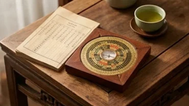 Cuốn lịch âm truyền thống và la bàn phong thủy dùng để xác định ngày hoàng đạo hắc đạo là gì