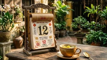 Cuốn lịch vạn niên truyền thống để tra cứu ngày tốt xấu tuổi sửu năm 2026 cho việc cưới hỏi