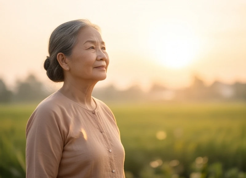 Nghi thức nghênh đón sao Thái Dương vào buổi sáng sớm thu hút vượng khí cho nữ mạng