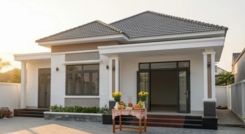Khoảng đất đang thi công móng nhà cần được bồi hoàn địa mạch bằng nghi thức tạ ơn