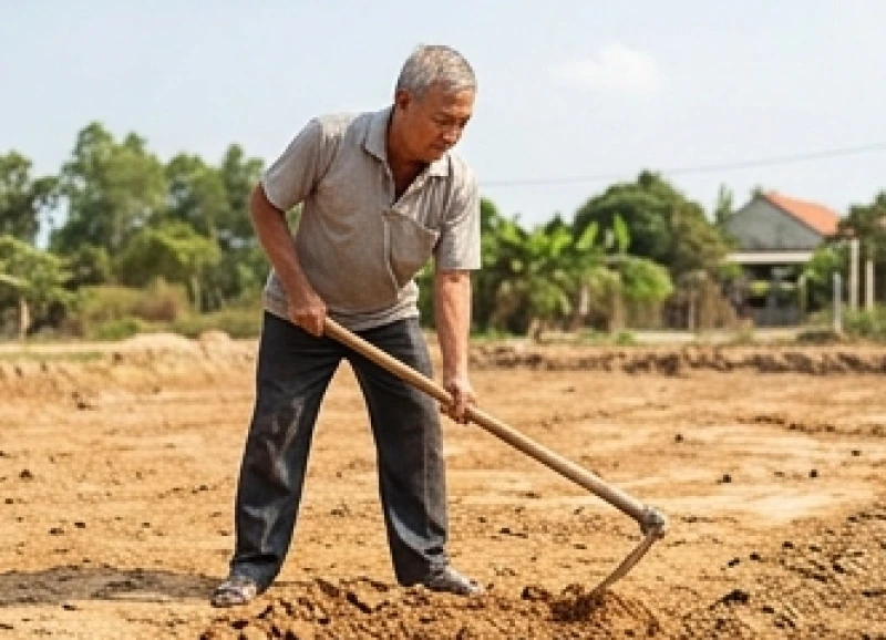 Tuổi Hợi động thổ ngày nào tốt: Tra cứu hoa giáp và mâm cúng 9 Người được mượn tuổi đại diện gia chủ bổ những nhát cuốc đầu tiên xuống khu đất thi công