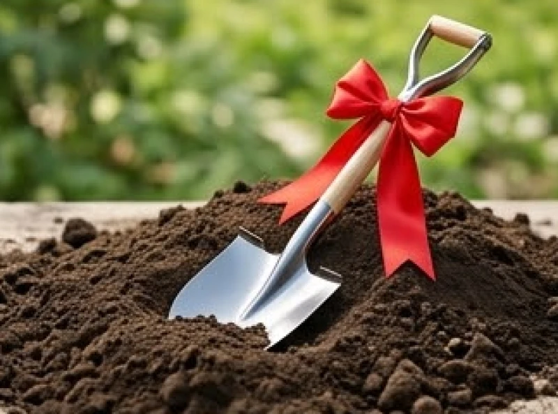 Tuổi Dậu năm 2027 có phạm Thái Tuế không? Phân tích cát hung 9 Nghi thức động thổ với xẻng xúc đất trang trọng có thắt nơ đỏ mang ý nghĩa may mắn tài lộc đầu năm