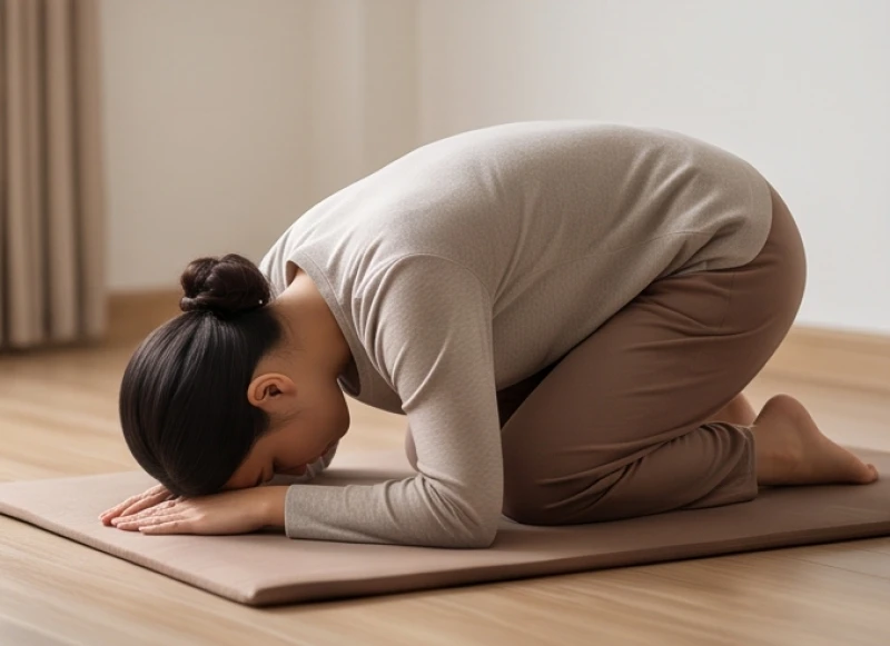 Văn khấn sám hối tại nhà: Bài khấn và trình tự thực hành chi tiết 7 Sự phối hợp nhịp nhàng giữa nhịp thở sâu và chuyển động cơ thể khi hành giả lạy sám hối ngũ thể đầu địa