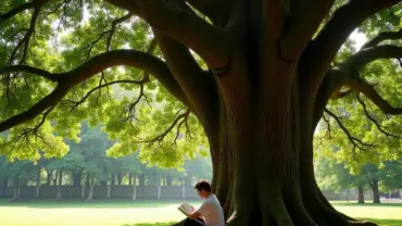 Ngồi dưới bóng đa cổ thụ