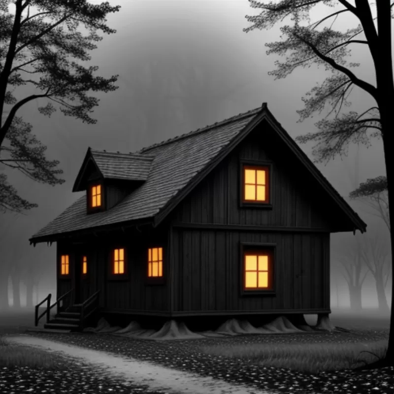 A house with a gloomy atmosphere