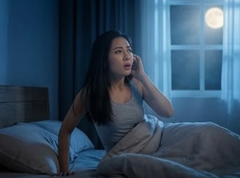 Người phụ nữ giật mình tỉnh giấc giữa đêm và cố gắng ghi nhớ những hình ảnh vừa xuất hiện