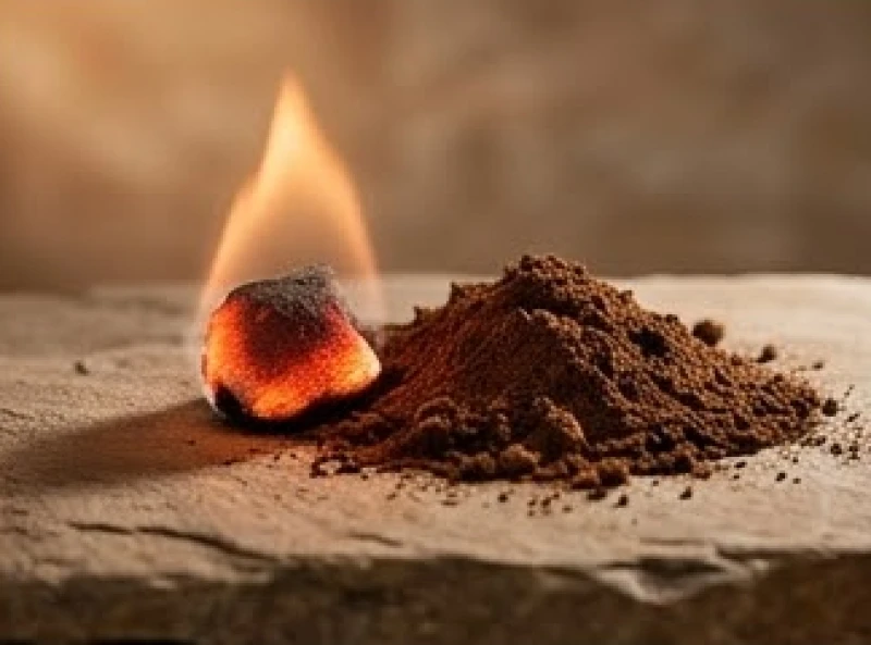 Sơ đồ mô phỏng nguyên lý Hỏa sinh Thổ mang lại sinh khí dồi dào cho người mang nạp âm Sa Trung Thổ