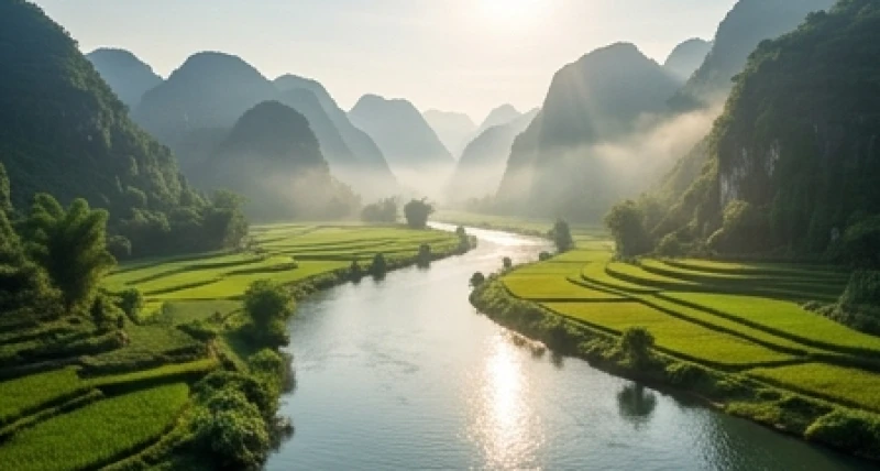 Tử vi trọn đời tuổi Nhâm Thìn 1952 nam mạng: Luận giải hậu vận 1 Dòng sông tĩnh lặng chảy qua thung lũng núi non hùng vĩ mang đặc tính ngũ hành Trường Lưu Thủy