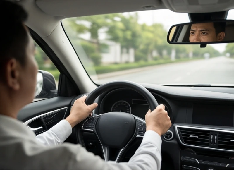 Biển số xe hợp tuổi Dậu: Dải số may mắn theo từng năm sinh 2 Người lái xe mang vẻ mặt âu lo khi đang cầm vô lăng do chọn phải dải số có nhiều yếu tố tương khắc