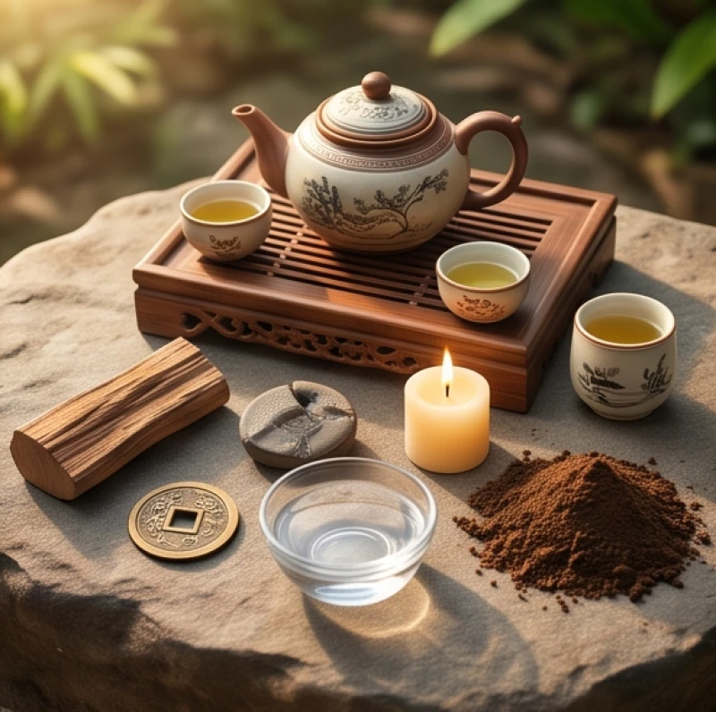 Biểu tượng ngũ hành Kim Mộc Thủy Hỏa Thổ liên quan đến nạp âm của tuổi Tỵ