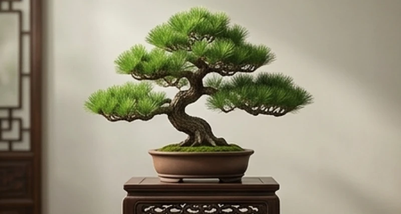 Canh Dần 1950 mệnh gì: Cung phi nam nữ và phong thủy ứng dụng 1 Tiểu cảnh chậu bonsai tùng bách xanh tốt vươn lên mạnh mẽ tượng trưng cho ngũ hành nạp âm mệnh Mộc