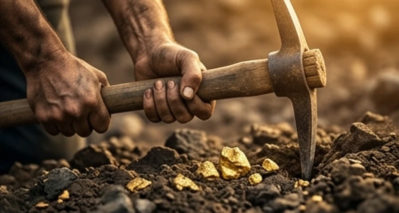 Mơ thấy đào vàng: Giải mã điềm báo, bộ số 91-75-78 & lời khuyên 1 Một đôi bàn tay lấm lem bùn đất đang cầm cuốc chim tỉ mỉ đào xới từng tảng đá để tìm kiếm những quặng vàng rực rỡ