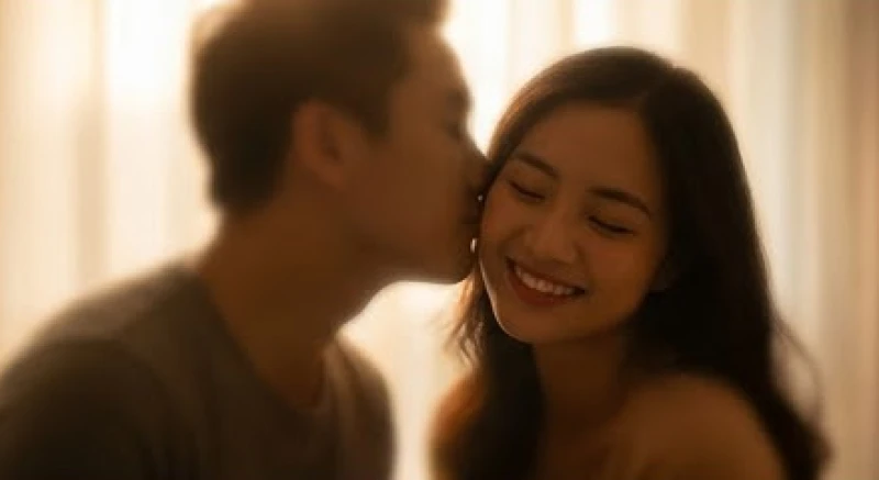Cảm giác bình yên và được che chở khi mơ thấy người mình thầm thương nhẹ nhàng đặt nụ hôn lên trán